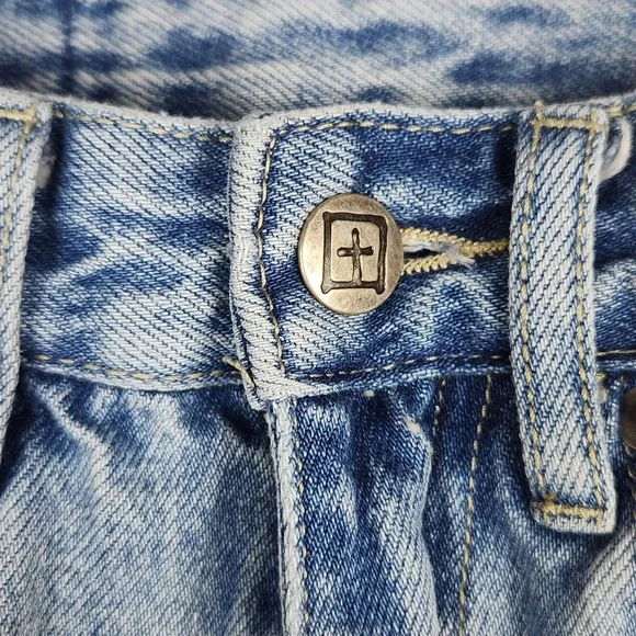 Ksubi Jeans Womens Size 23 Playback Authentik Kut Out High Rise Blue Denim